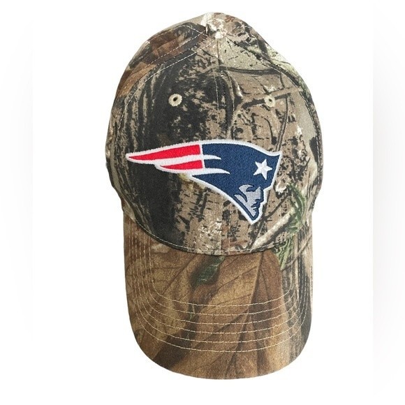 Camouflage New England Patriots Baseball Cap Hat One Size - Picture 2 of 7